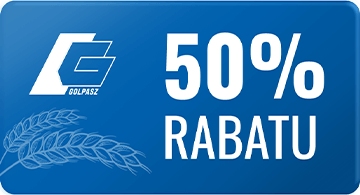 50% rabatu